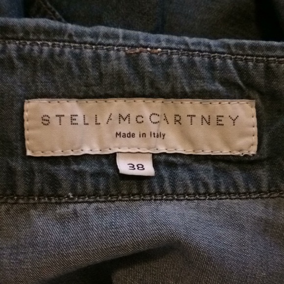 Stella McCartney Chambray Denim Dolman Shirt - Picture 6 of 6